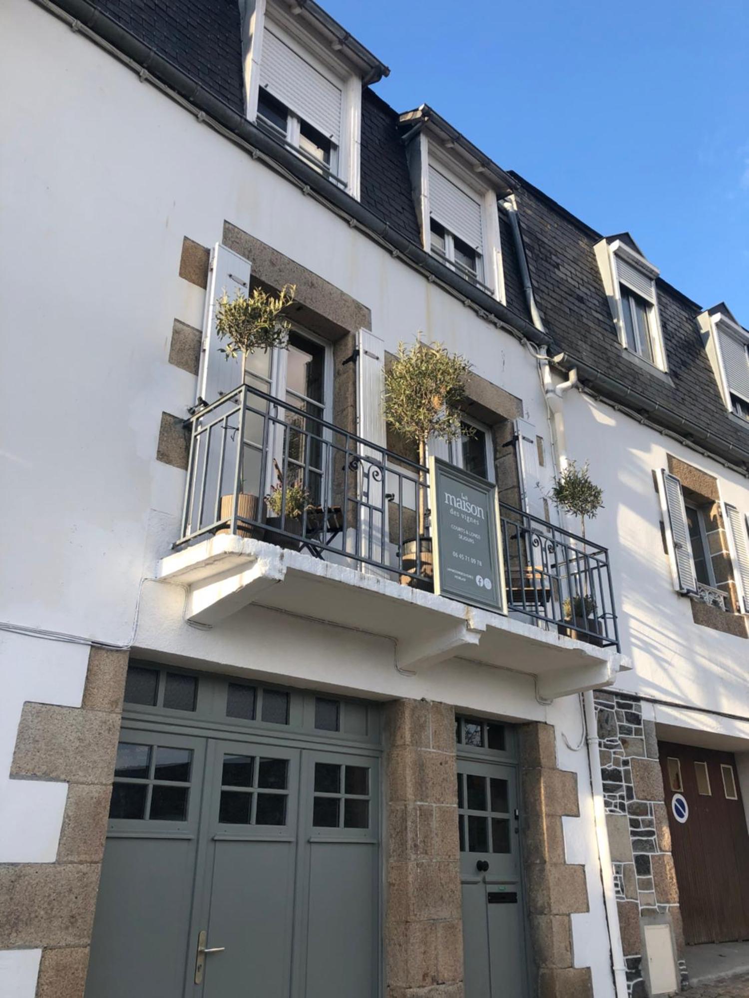 La Maison Des Vignes - Terrasse & Balcon Morlaix Exterior photo